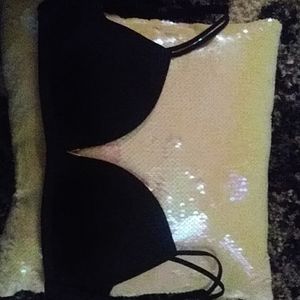 VICTORIA'S SECRET BLACK BRA - 32B